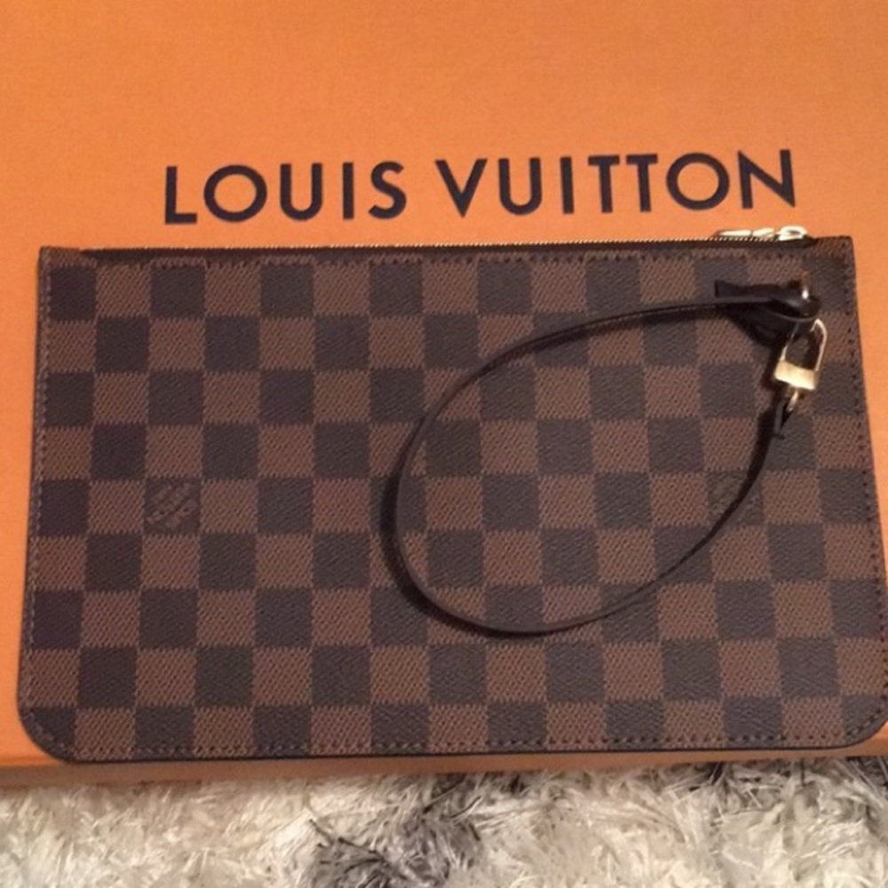 Louis Vuitton Damier Wristlet pouch clutch